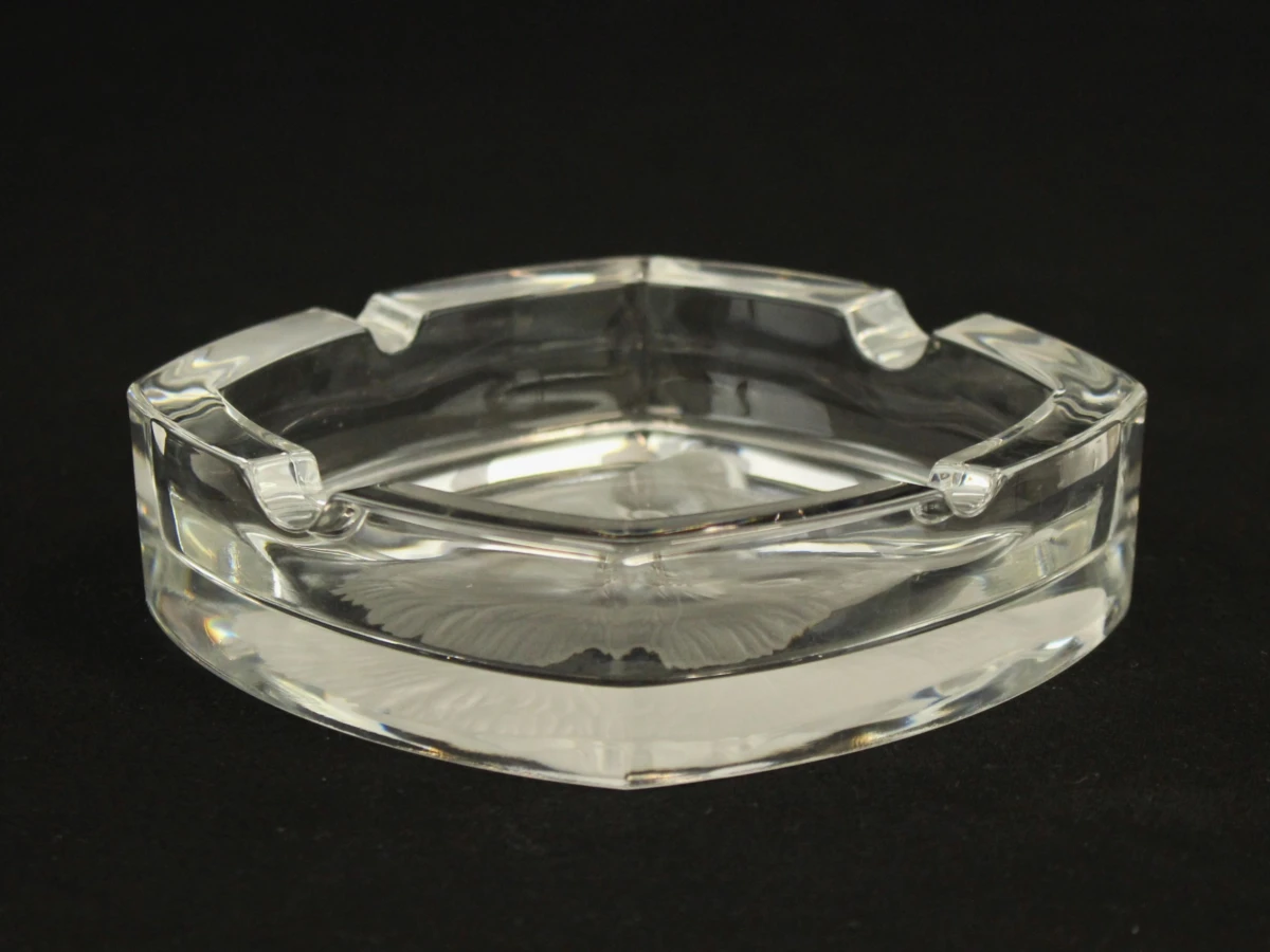 Kattenmotief asbak - Cristal d’Arques Stijl - foto 3