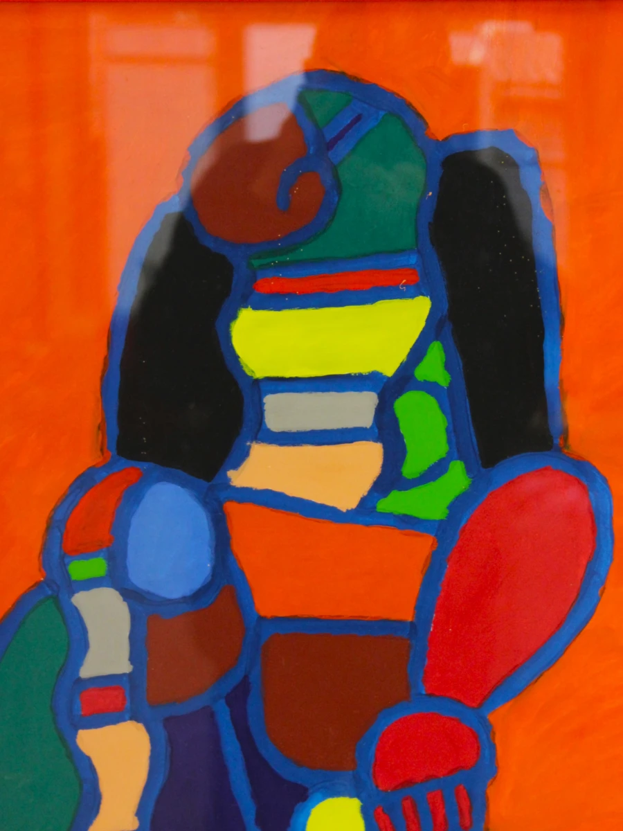 Ivan Vander Vliet - “Standbeeld” - gouache, vroeg werk 2005 - foto 4