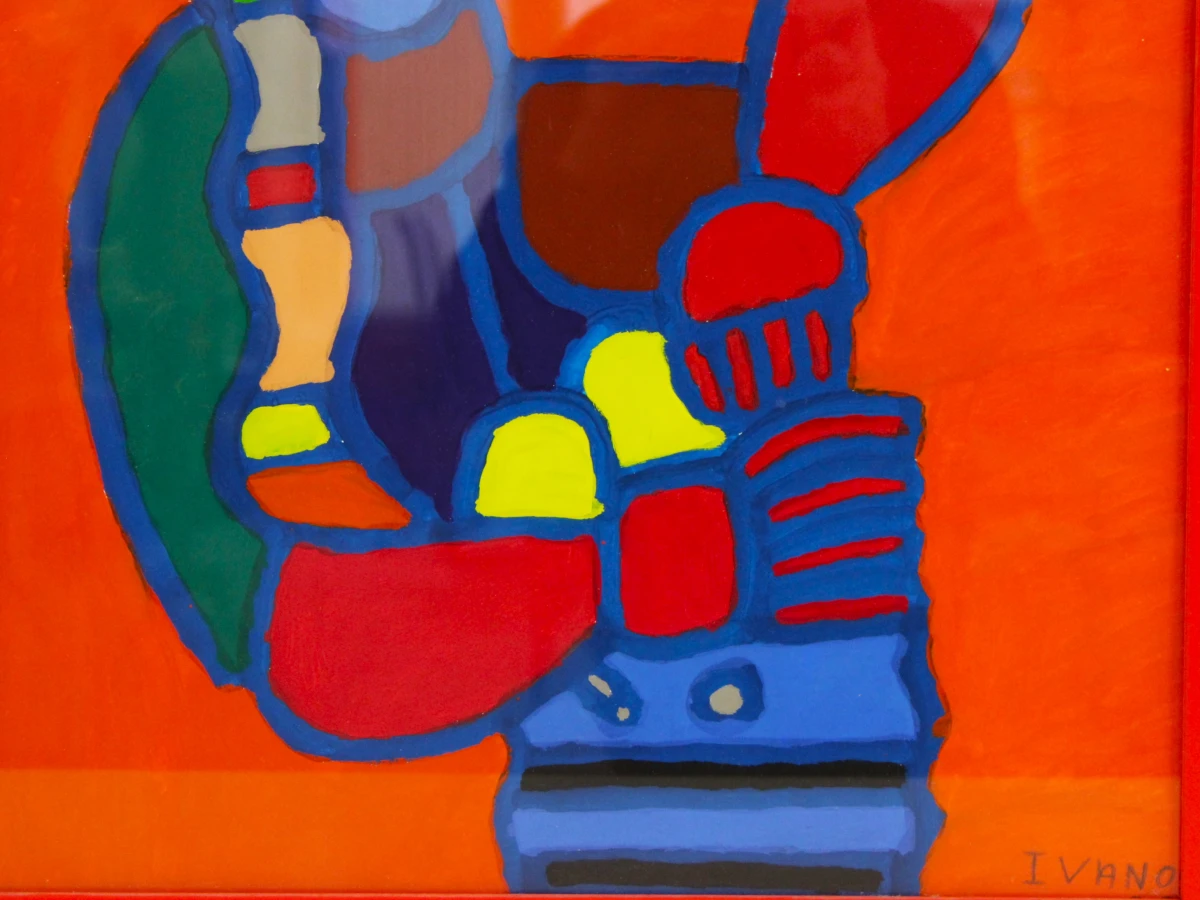 Ivan Vander Vliet - “Standbeeld” - gouache, vroeg werk 2005 - foto 5