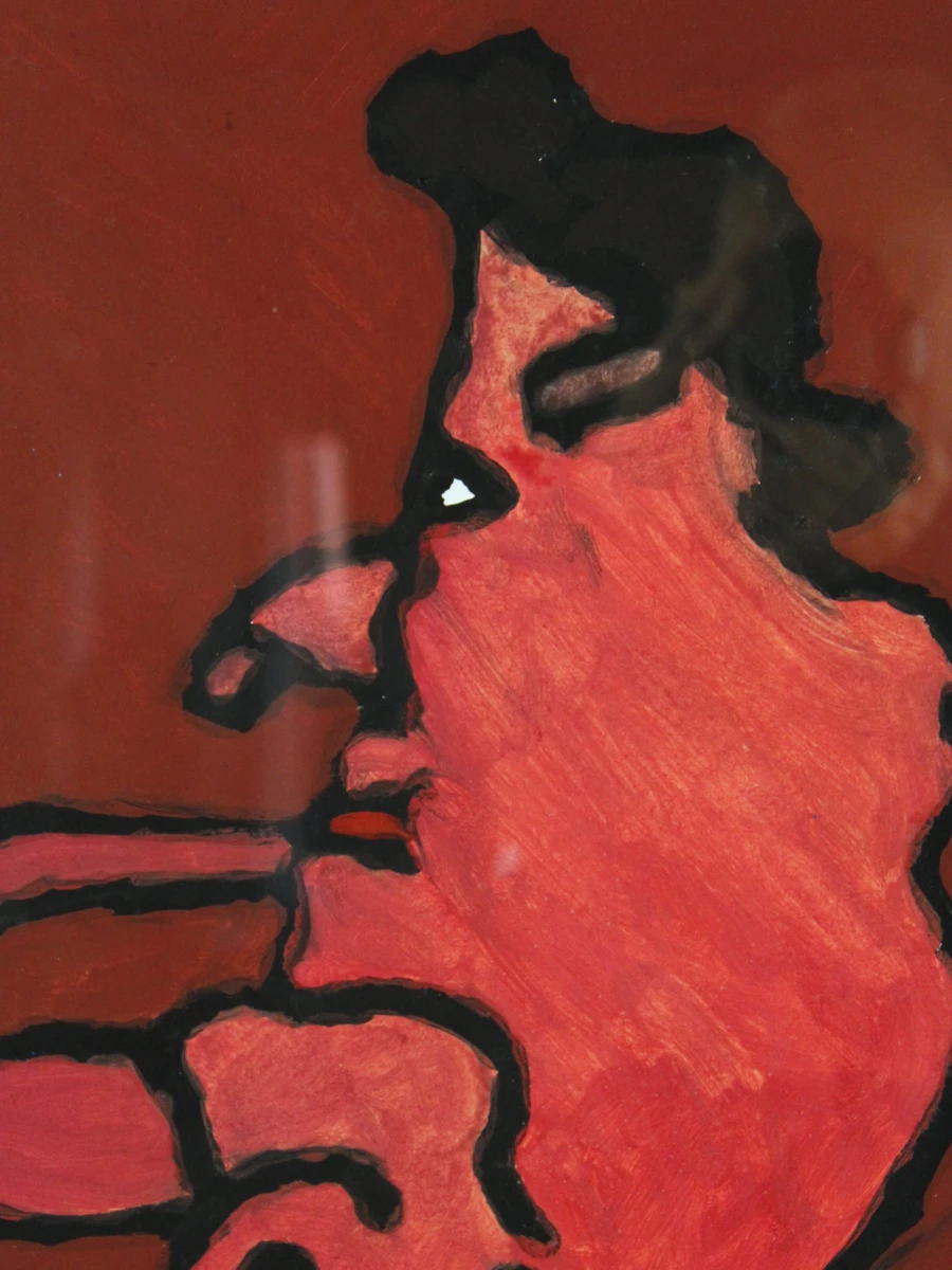 Ivan Vander Vliet - “Grappige figuur” - gouache, vroeg werk 2005 - foto 3