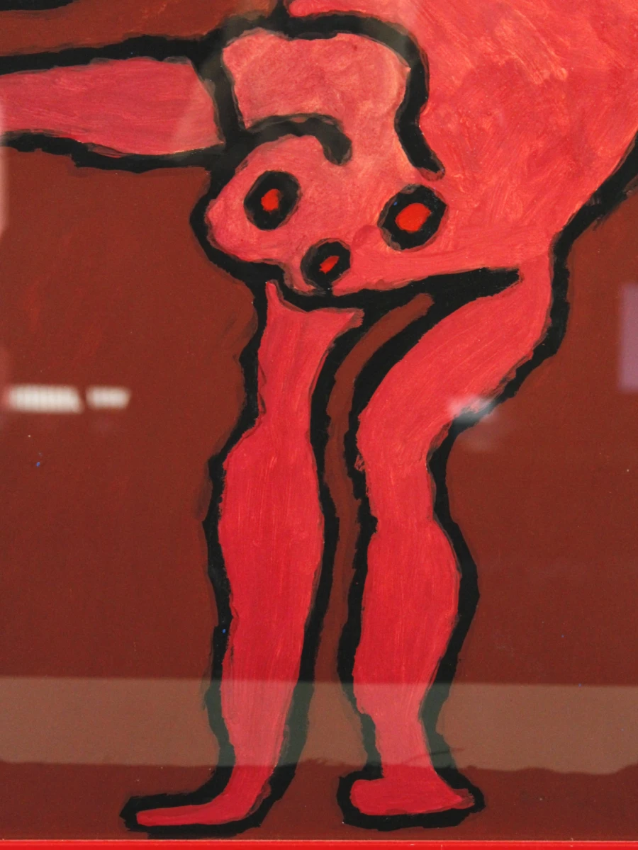 Ivan Vander Vliet - “Grappige figuur” - gouache, vroeg werk 2005 - foto 5