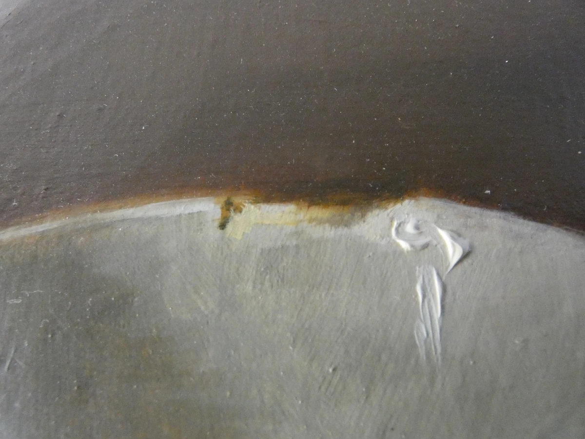 Olieverfschilderij "Stilleven met aardbeien" – gesigneerd Raymond van Hoeck - foto 7