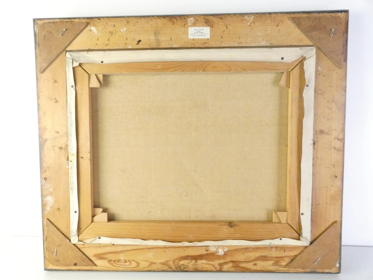 Olieverfschilderij "Stilleven met aardbeien" – gesigneerd Raymond van Hoeck - foto 15