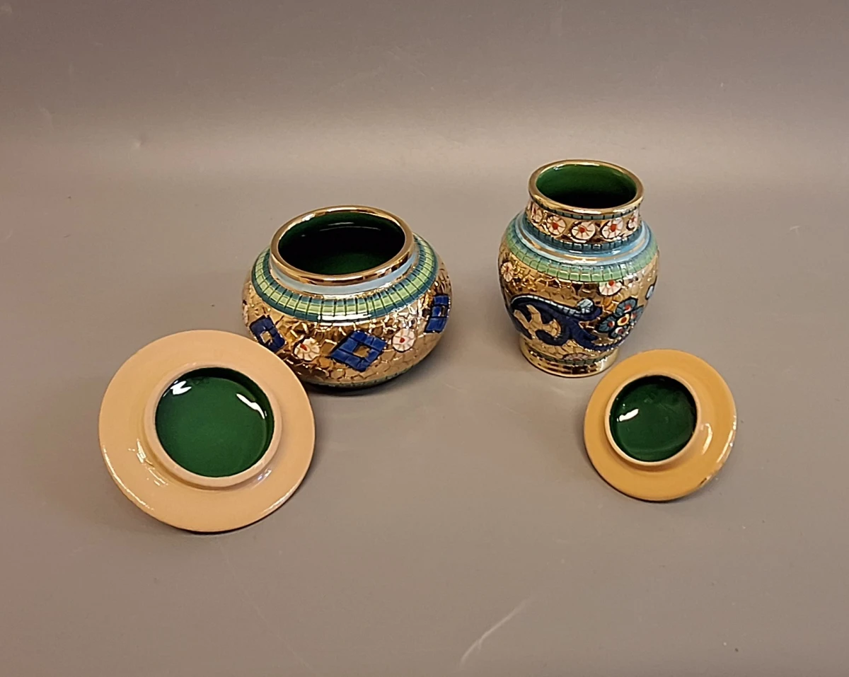 Set van decoratieve aardewerken potten - foto 2