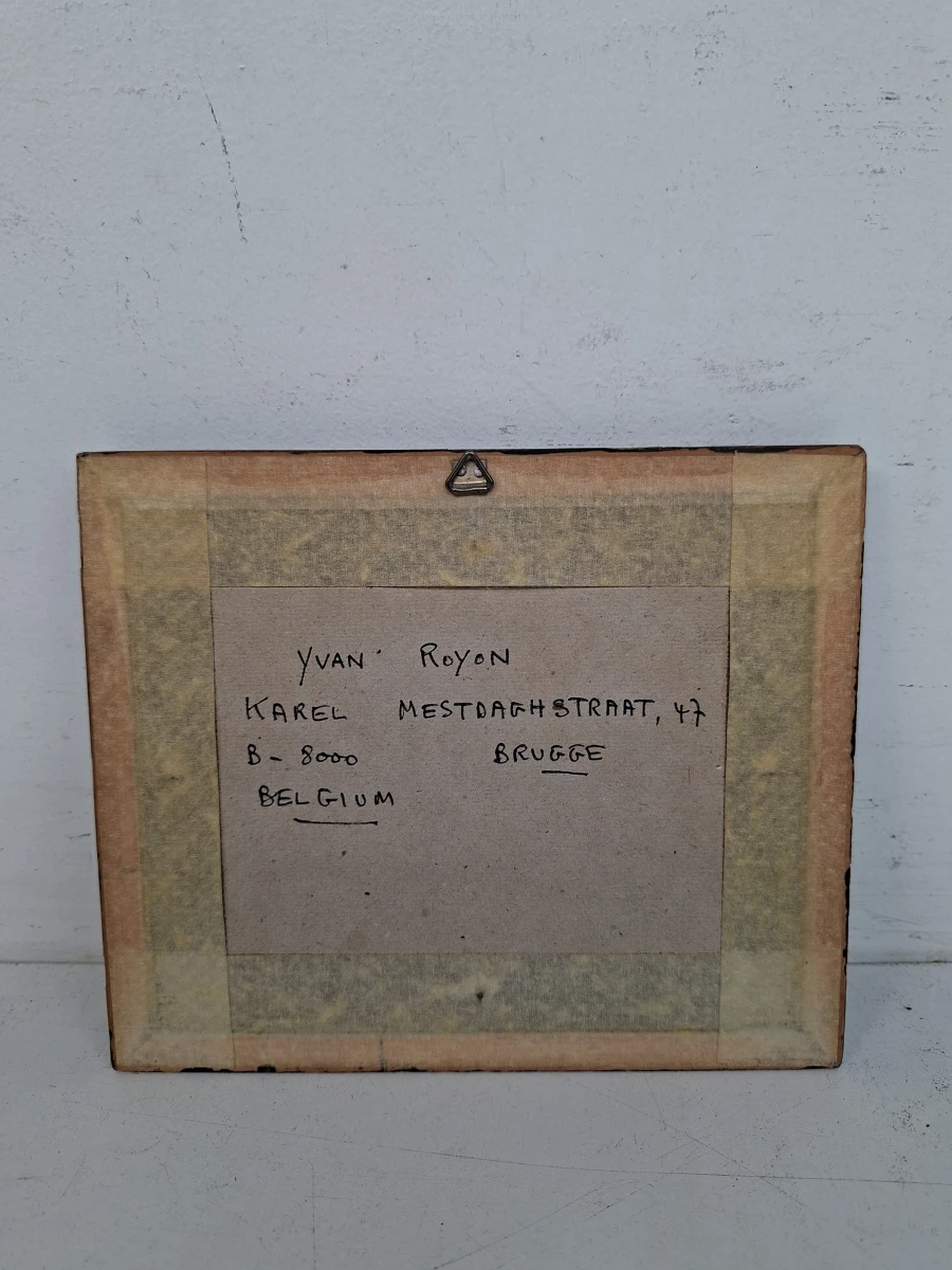 Originele Gekleurde Ets 'Sfeervol Brugge' – Yvan Royon (Gelimiteerde Oplage 2/25) - foto 2