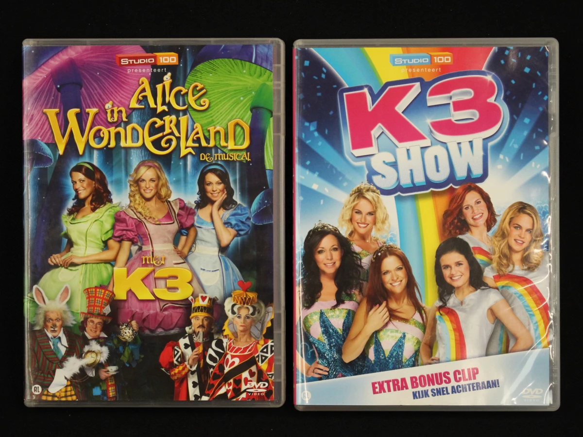 Set van 10 K3 DVD's met shows en clips verschillende generaties en periodes - foto 3