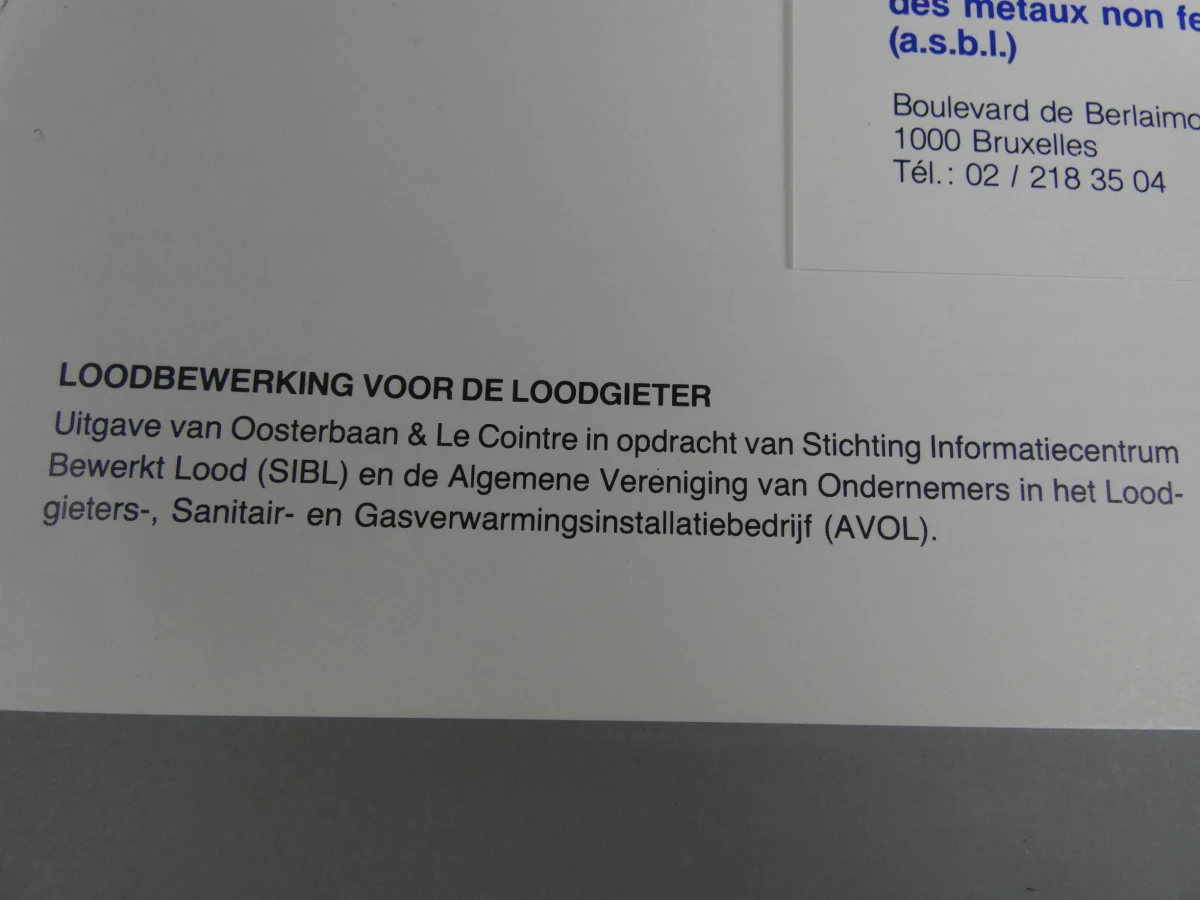 Boek Loodbewerking voor de loodgieter - foto 2