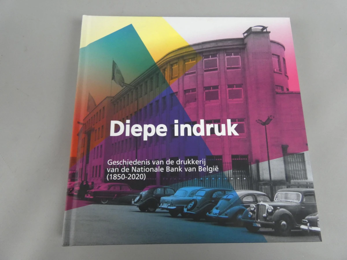 Boek geschiedenis van de drukkerij van de Nationale bank België - foto 1