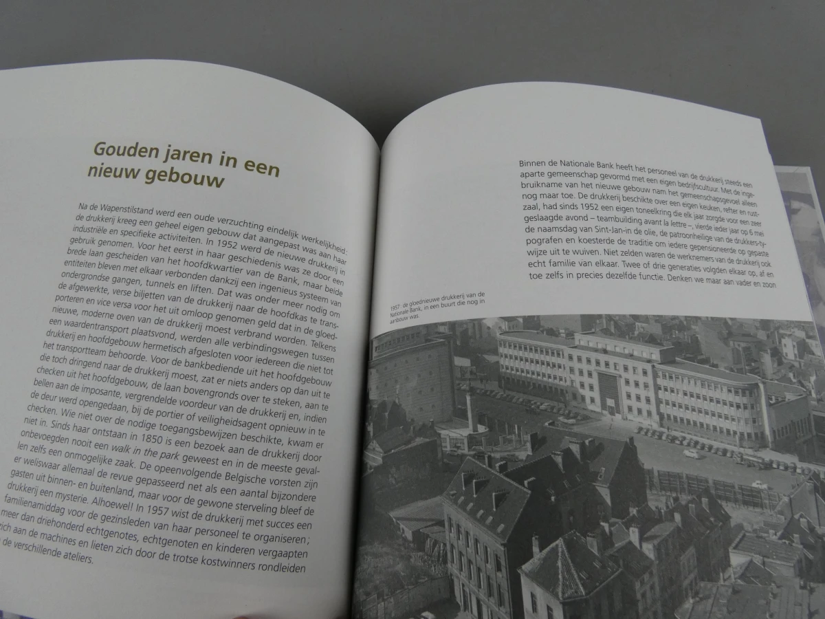 Boek geschiedenis van de drukkerij van de Nationale bank België - foto 3