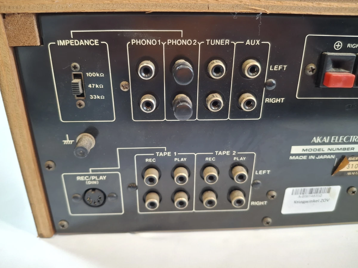 Vintage Akai AM-2800 Stereo Versterker - foto 6