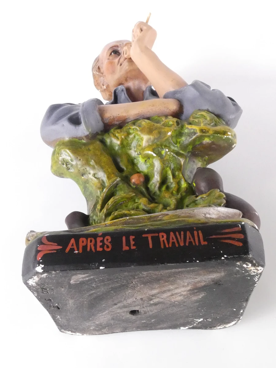 "Après le Travail" - Vintage decoratief beeldje (model 201) - foto 12