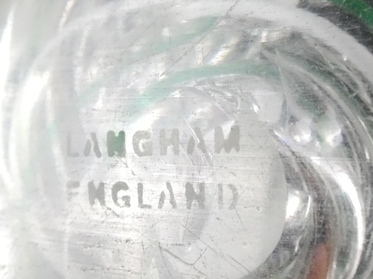 Set van 9 glazen presse-papiers van Langham en Artcristal - foto 6