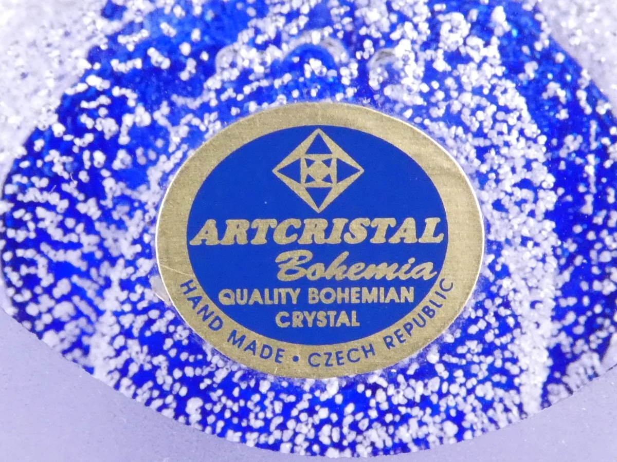 Set van 9 glazen presse-papiers van Langham en Artcristal - foto 15