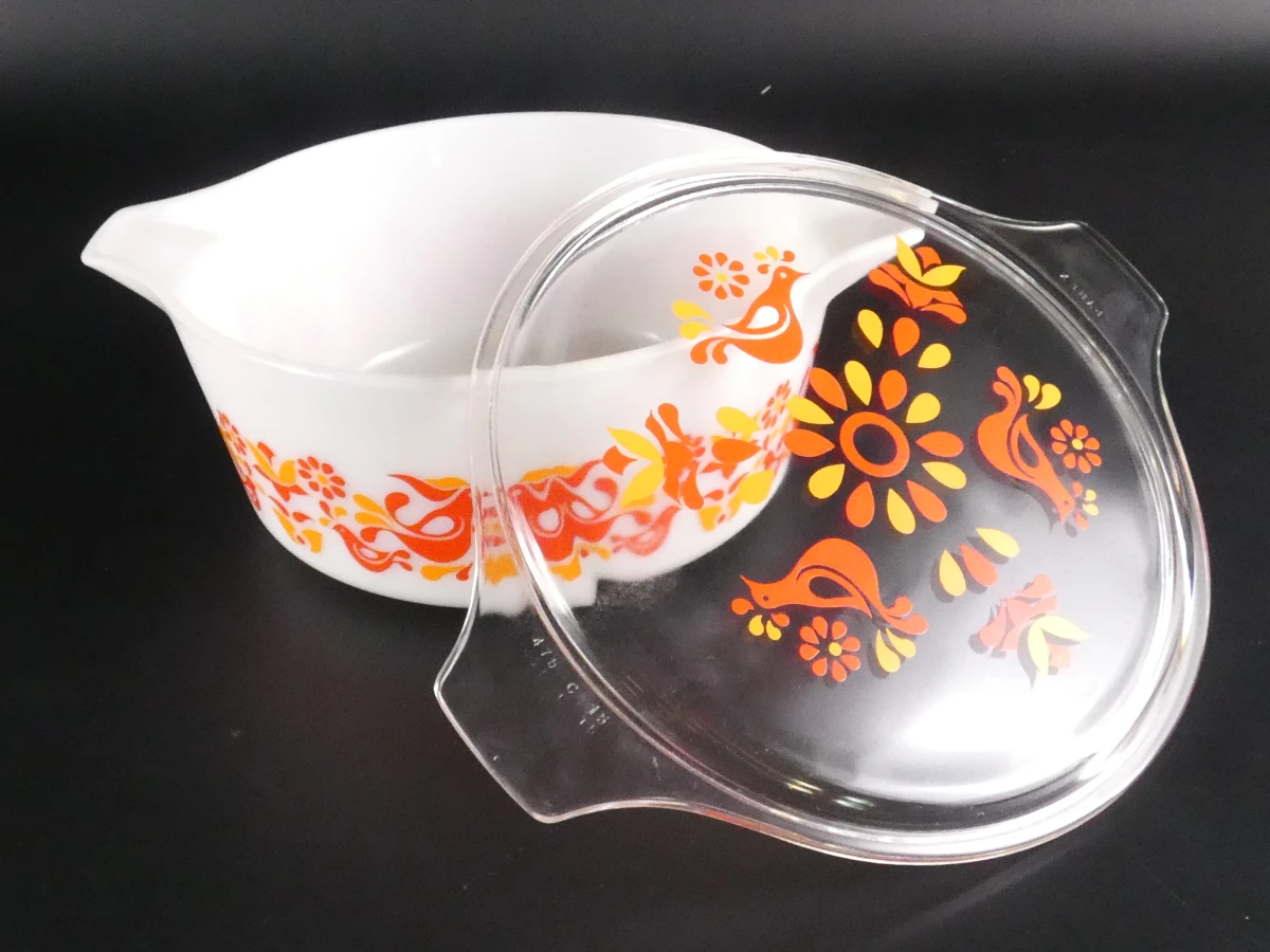 Vintage Pyrex Serveer- en Opbergset - Amerikaans - foto 8