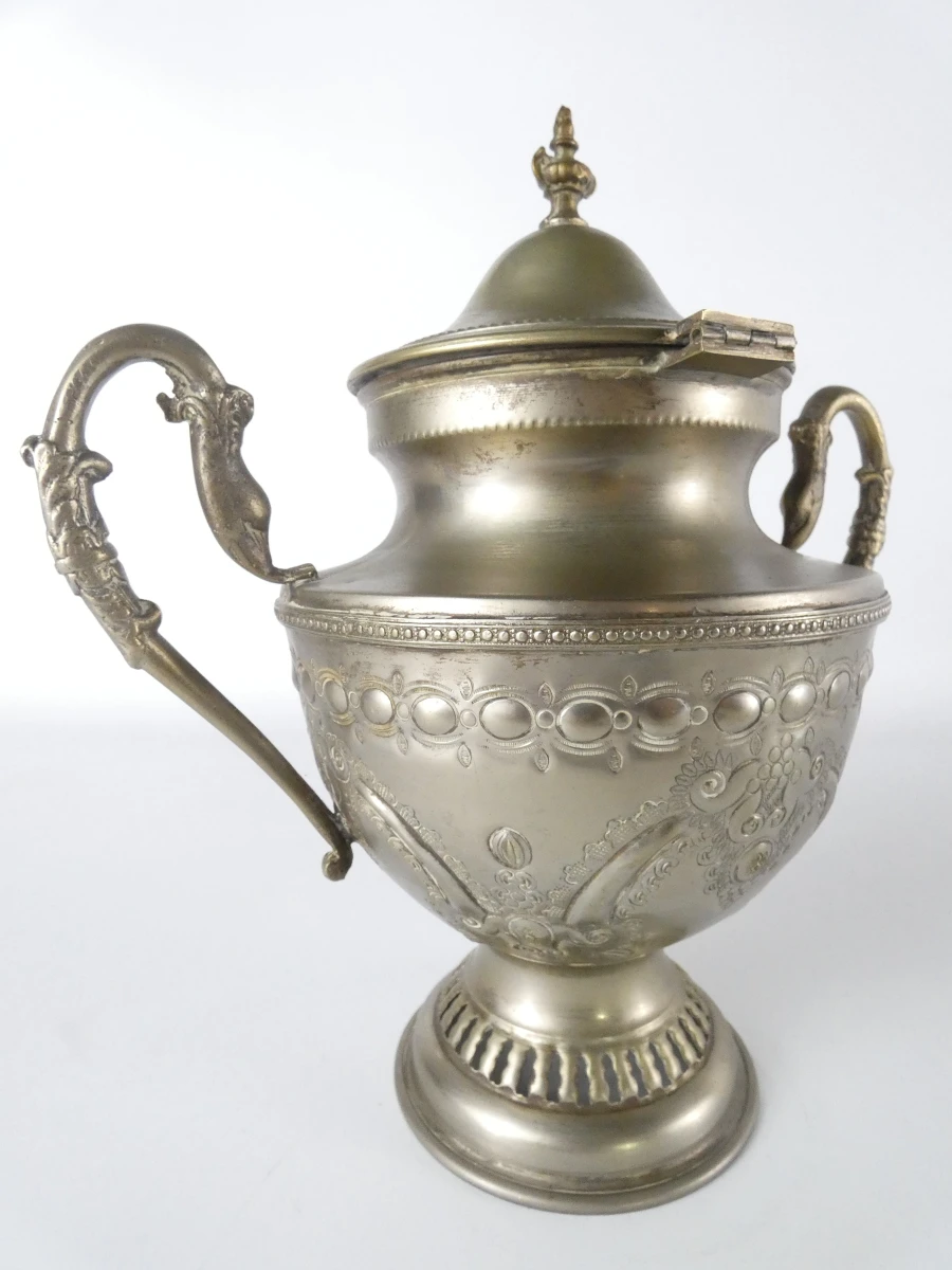 Vintage Marokkaanse siervaas of urn uit Fès - foto 2