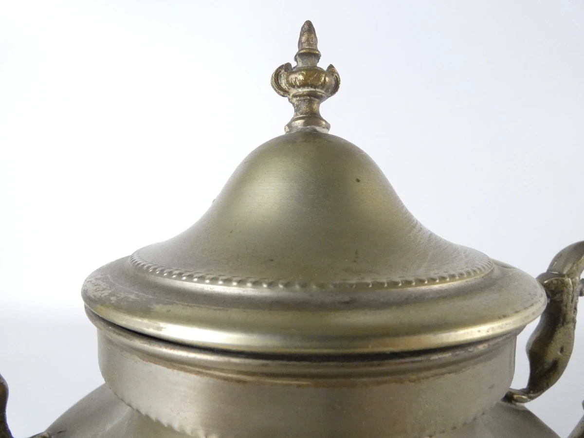 Vintage Marokkaanse siervaas of urn uit Fès - foto 4