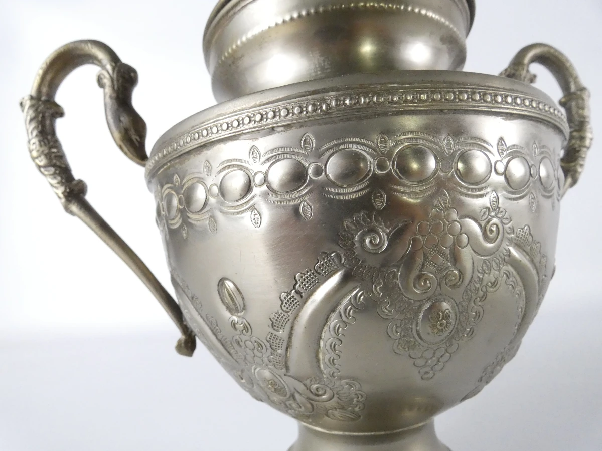 Vintage Marokkaanse siervaas of urn uit Fès - foto 5