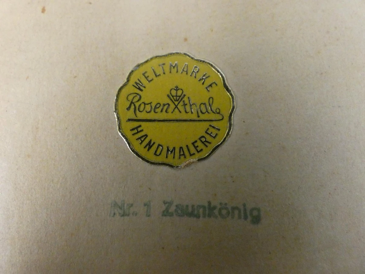 Geschilderde tegelschildering: Zaunkönig (Winterkoninkje) - foto 5