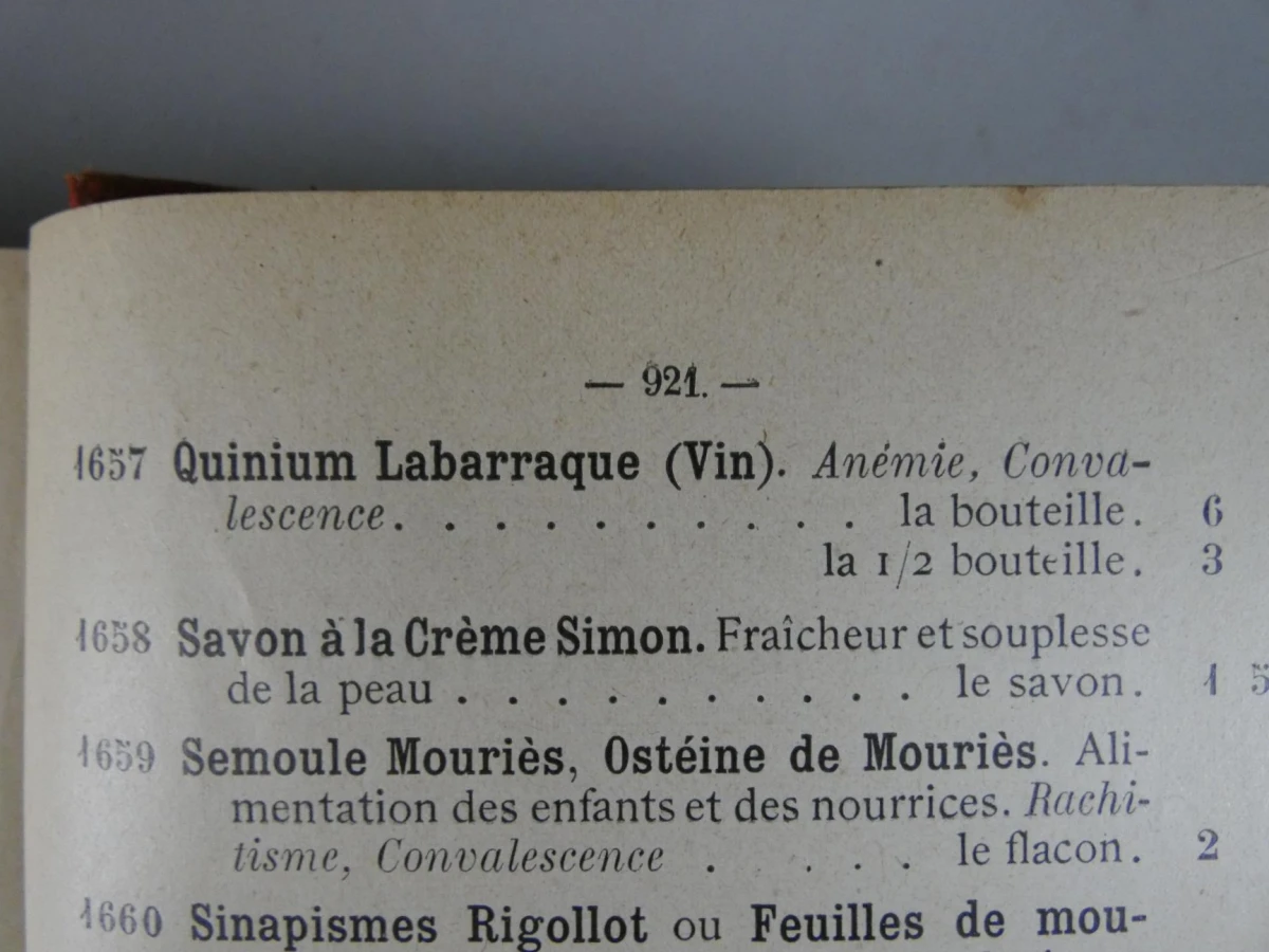 Manuel de Médecine, d'Hygiène et de Pharmacie Domestiques 1910 - foto 7