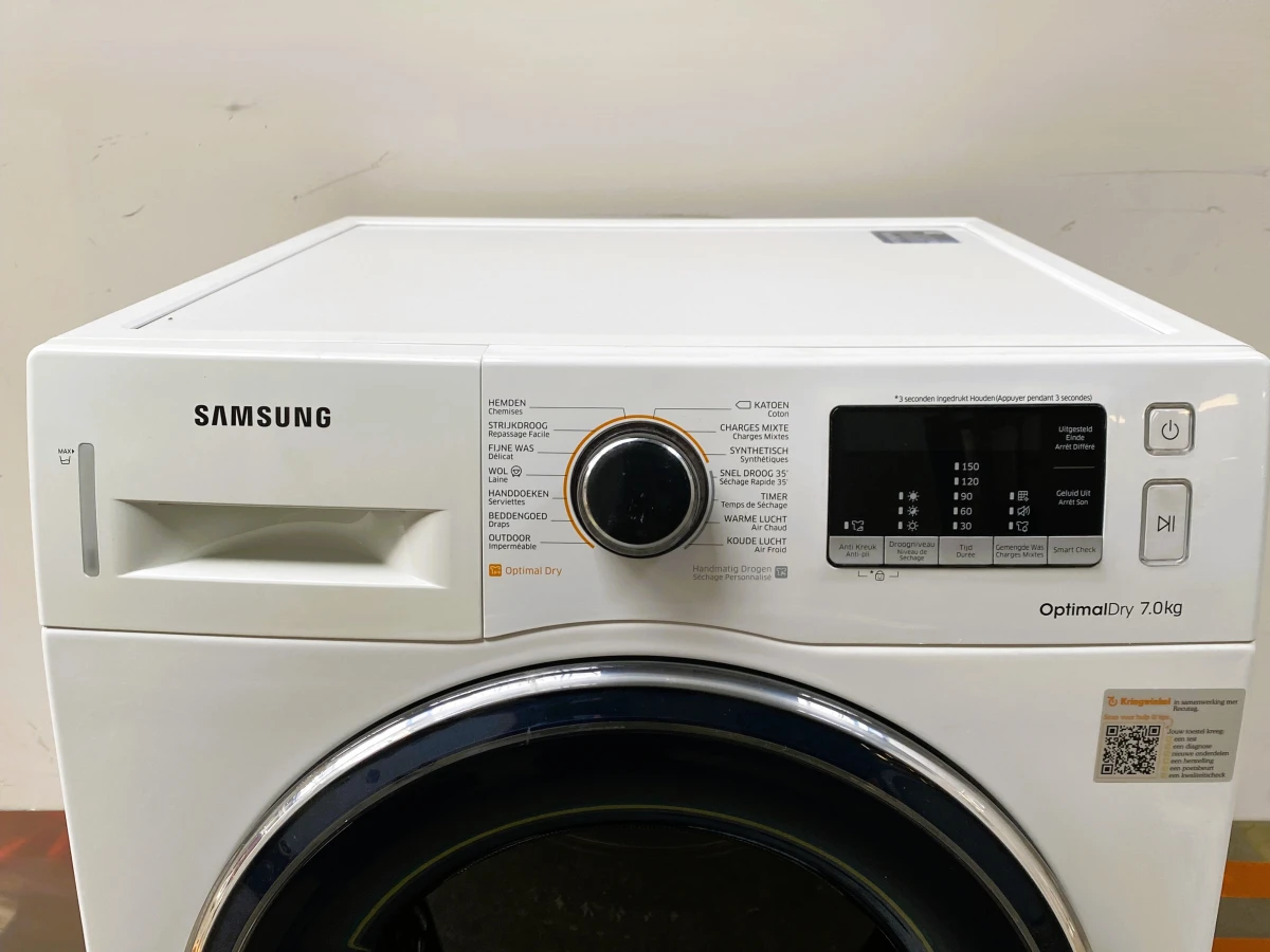 Warmtepompdroogkast - SAMSUNG- type: DV7BM50203W - foto 3