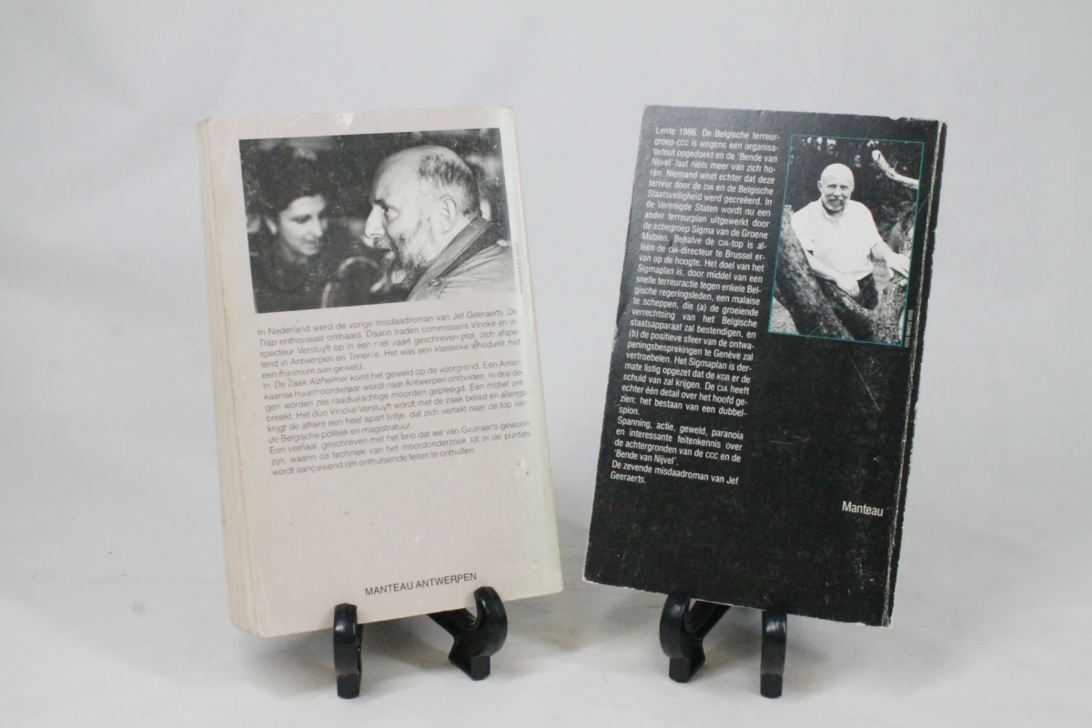 2 Misdaadromans - Jef Geeraerts (gesigneerd) - foto 2