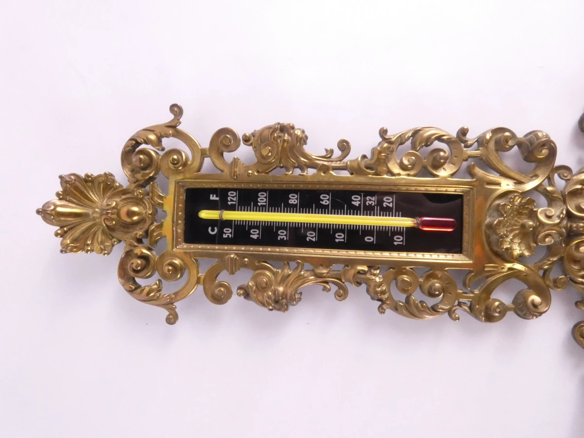 Holosterische barometer en thermometer - Decoratief wandmeetstation - foto 2