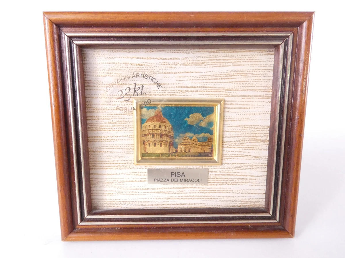Set van 9 gecertificeerde Italiaanse Miniaturen (23kt Goud- & Zilverfolie) - foto 2