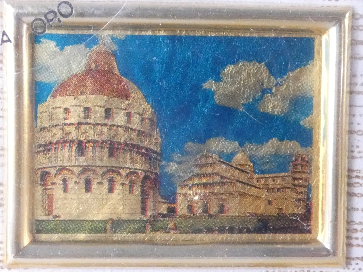 Set van 9 gecertificeerde Italiaanse Miniaturen (23kt Goud- & Zilverfolie) - foto 3