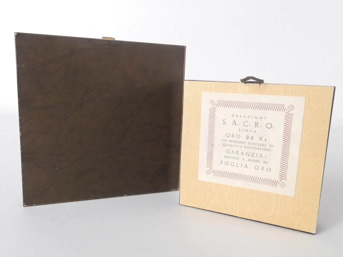 Set van 9 gecertificeerde Italiaanse Miniaturen (23kt Goud- & Zilverfolie) - foto 9