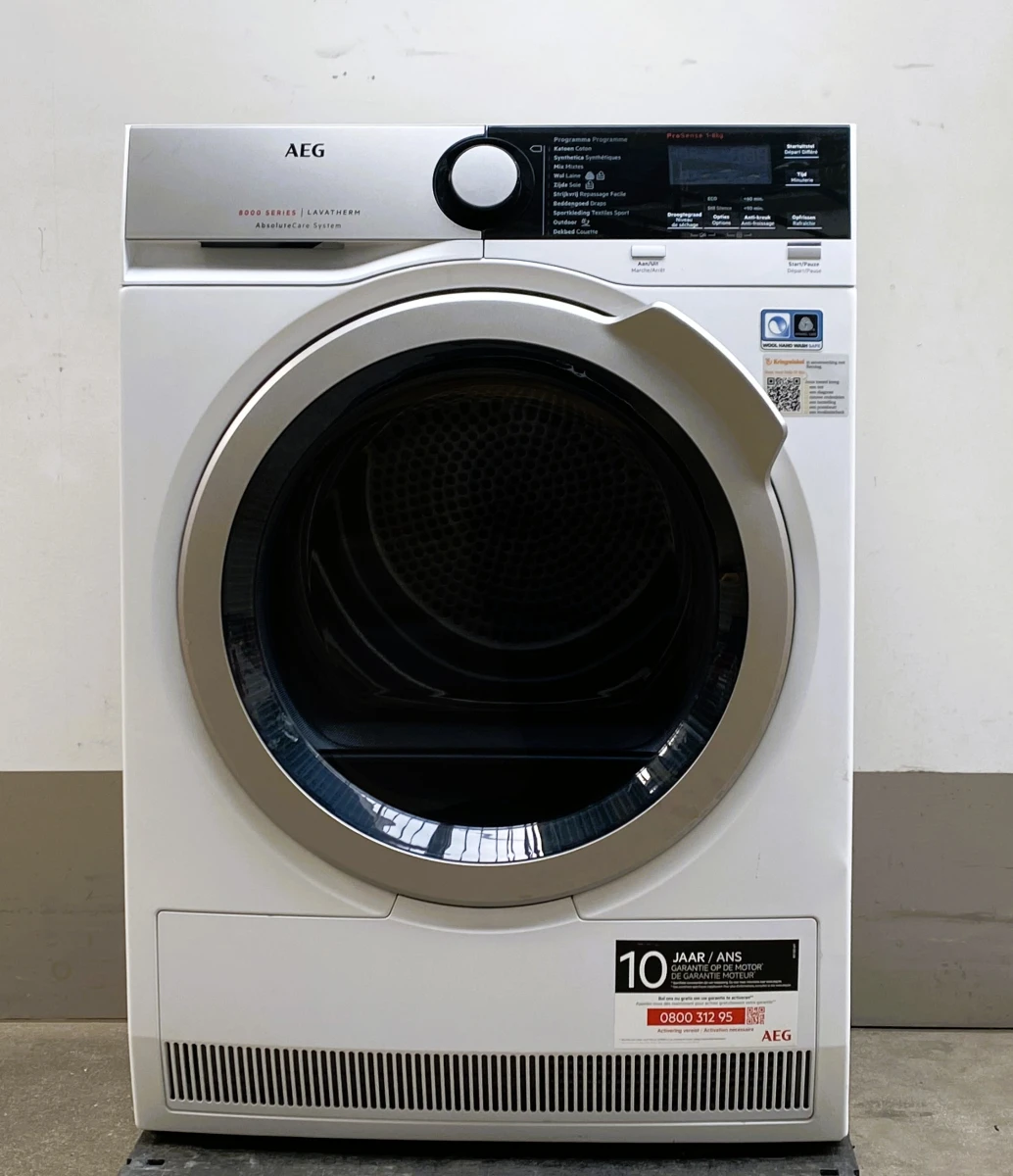 Warmtepompdroogkast - AEG- type: T8DEE86S