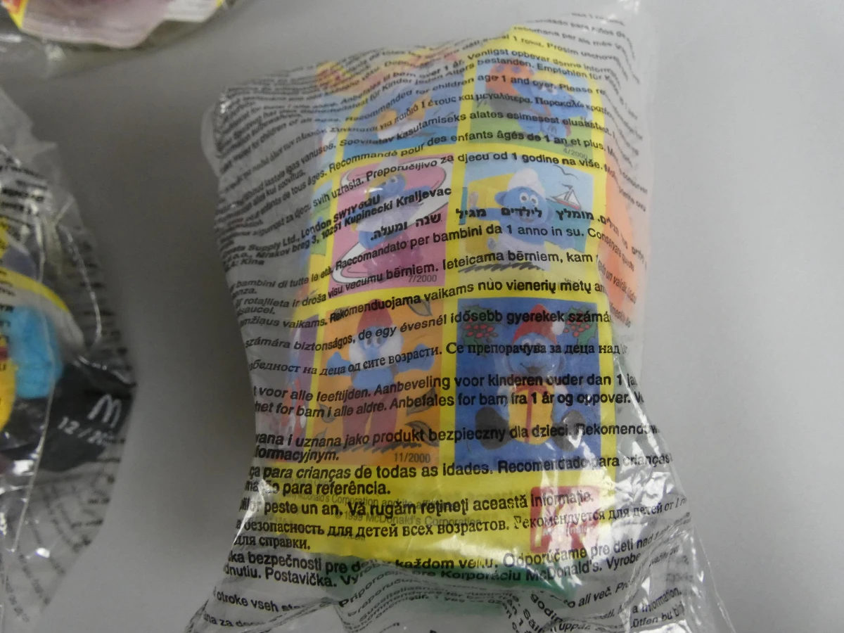5 smurfen Happy meal figuren - foto 5