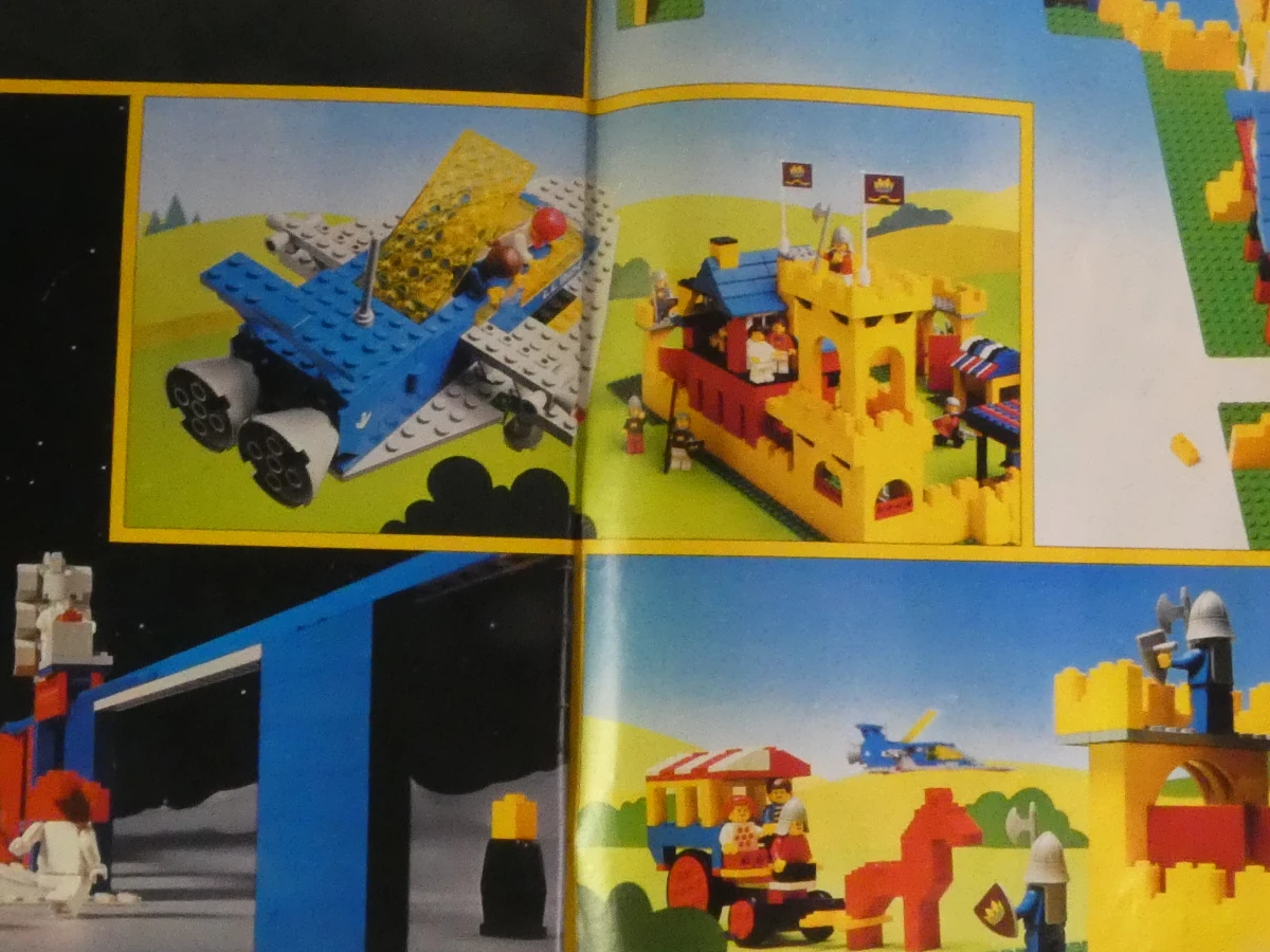 Houten Lego-opbergdoos met vakjes en gemengde Lego-onderdelen - foto 18