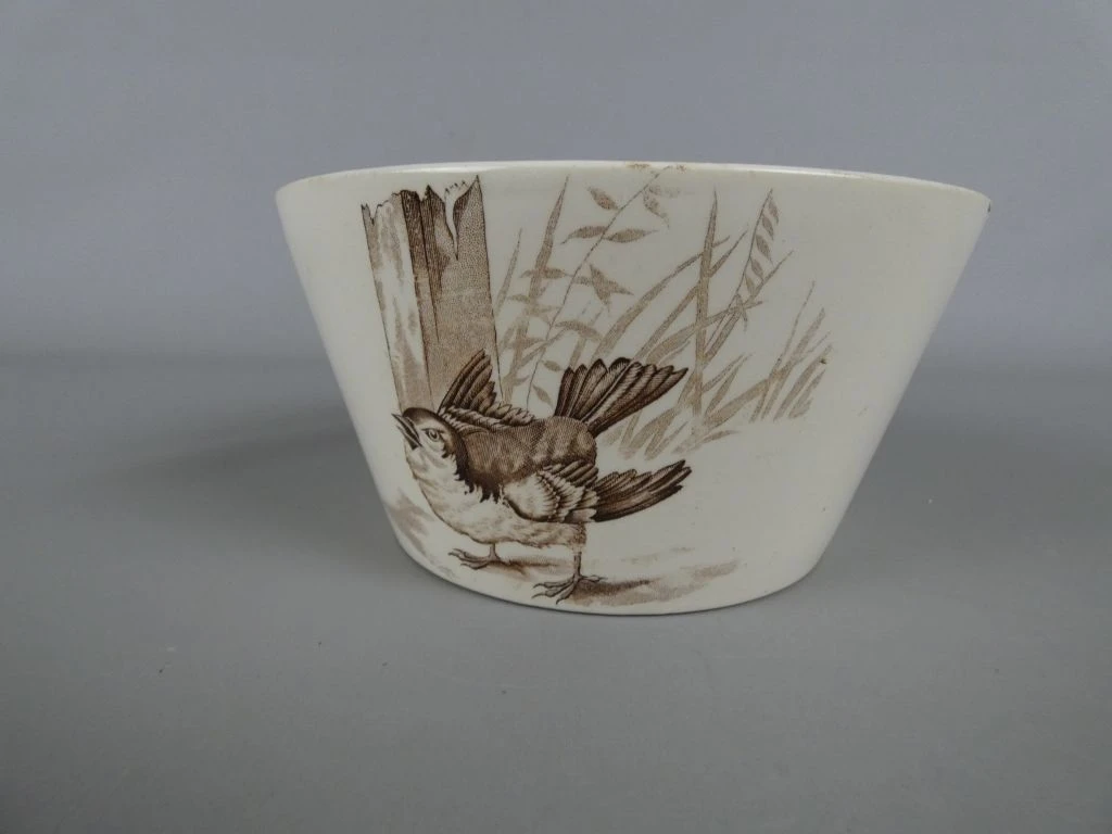 Vintage servies met vogelmotief van P. Regout Maastricht - foto 8
