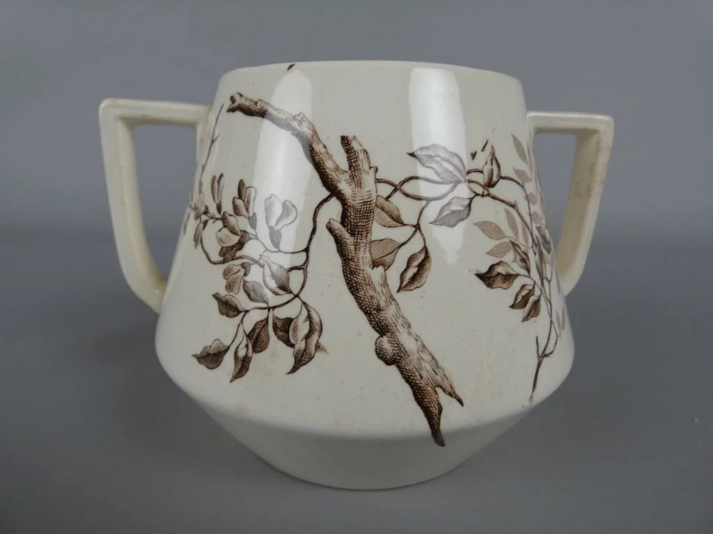 Vintage servies met vogelmotief van P. Regout Maastricht - foto 11