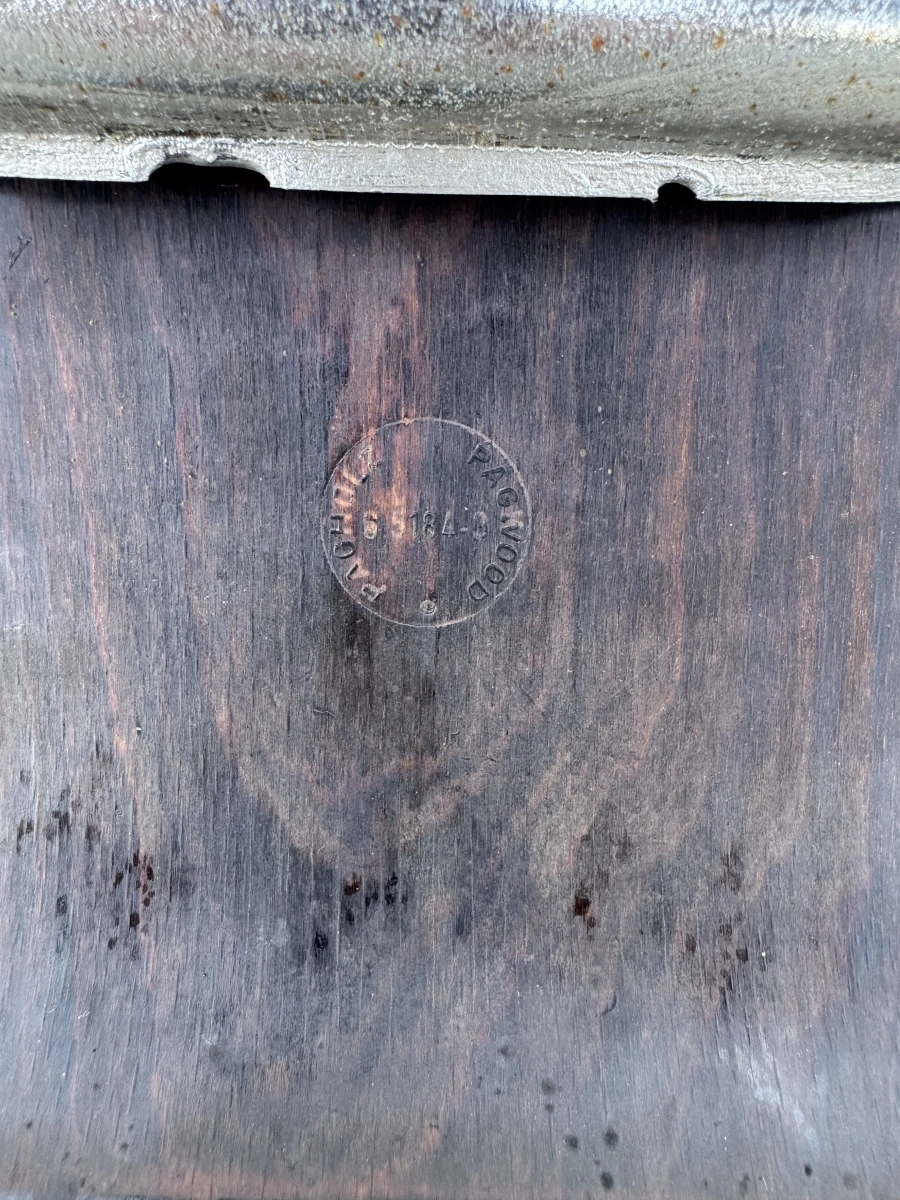 Set van 6 vintage Flötotto Pagwood stoelen – Adam Stegner - foto 15