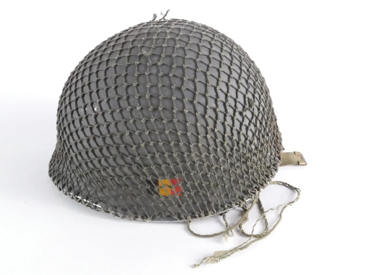 Set van 3 militaire helmen met Belgische vlag - foto 15