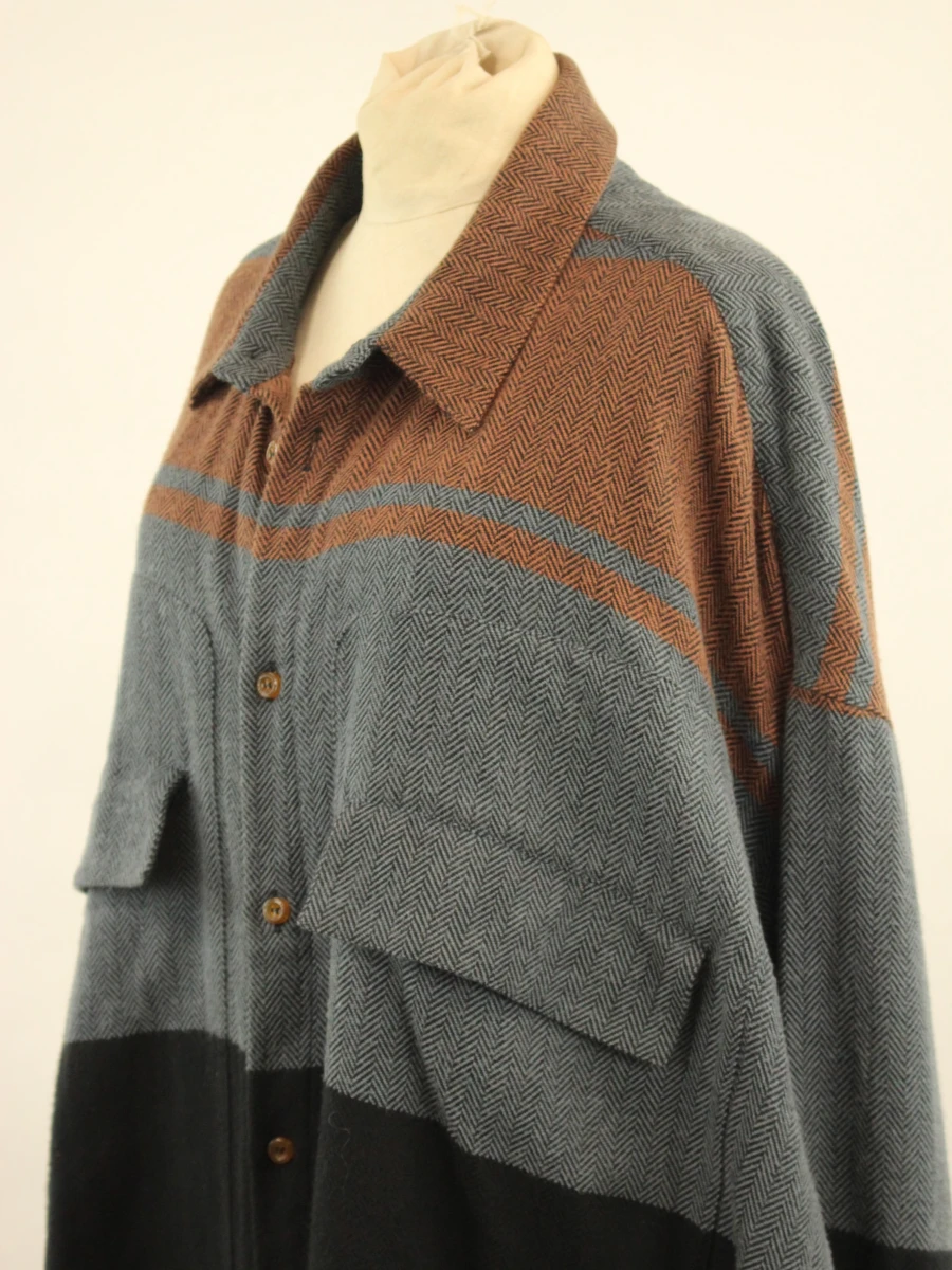 Vivienne Westwood MAN - oversized asymmetrisch hemd / hemdjurk - Made in Italy - foto 2