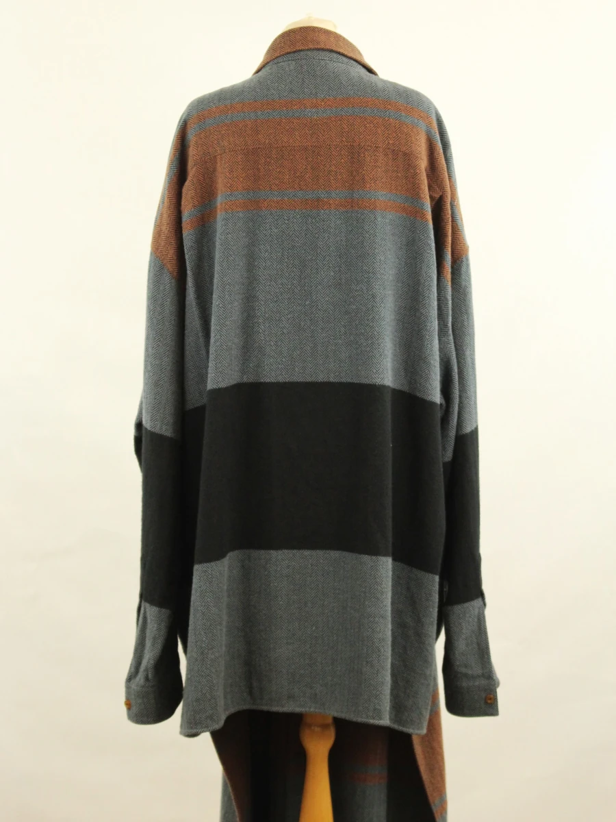 Vivienne Westwood MAN - oversized asymmetrisch hemd / hemdjurk - Made in Italy - foto 6