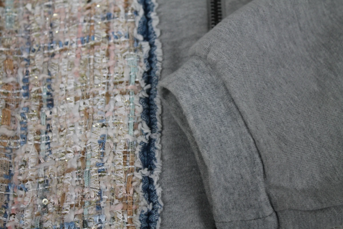Grijze zip-up hoodie - Twinset - foto 8