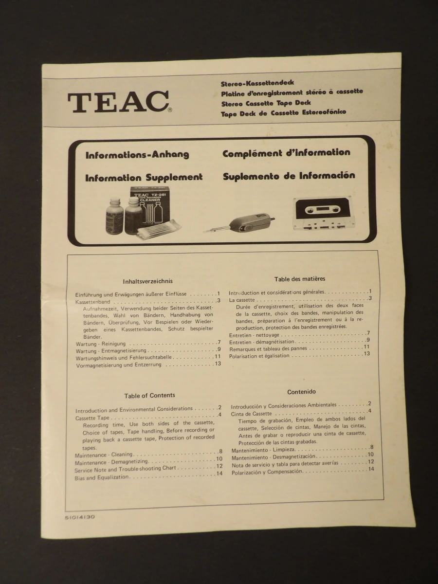 TEAC A-400 Stereo Cassette Deck - foto 8