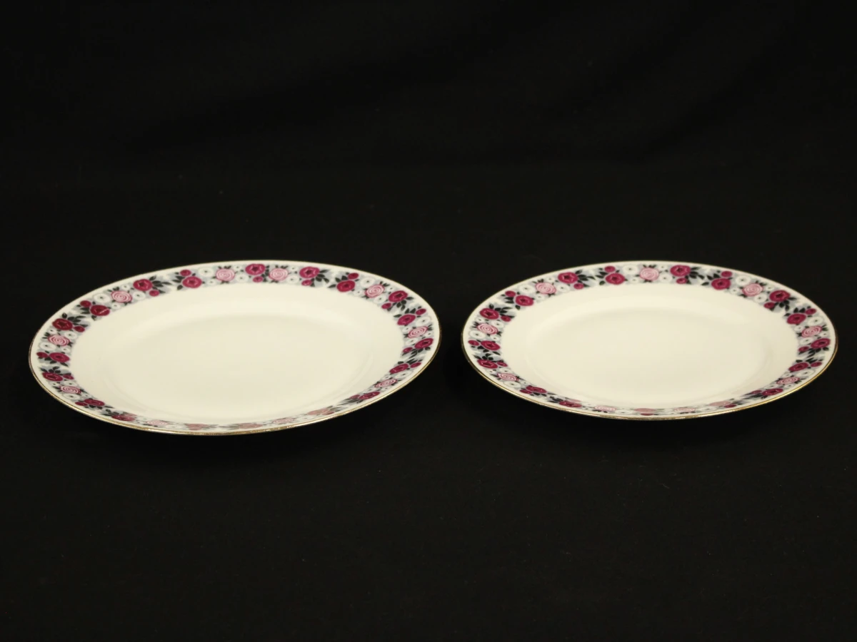 Art Deco Limoges servies  Chabrol Fréres & Poirier - Grand Prix Paris 1925 met gestileerd rozenmotief - foto 3
