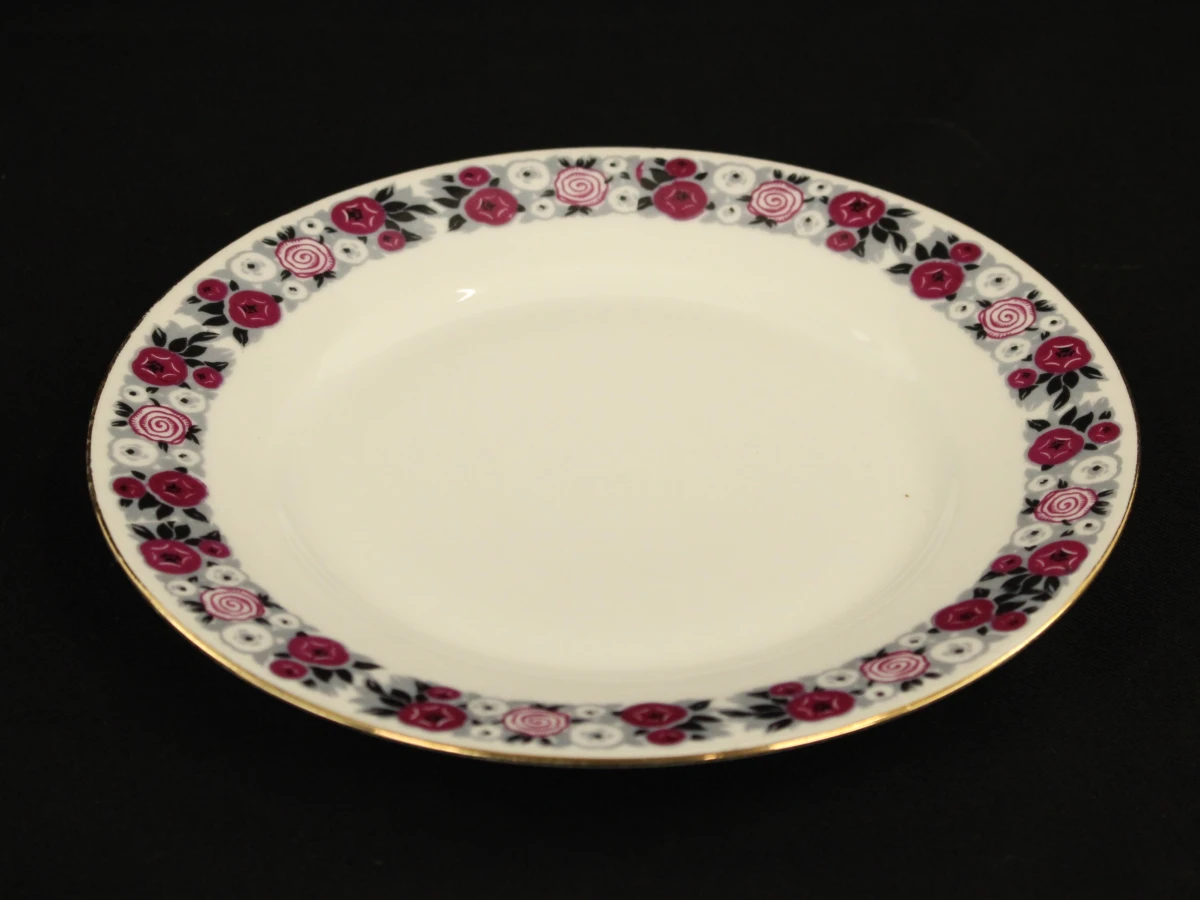 Art Deco Limoges servies  Chabrol Fréres & Poirier - Grand Prix Paris 1925 met gestileerd rozenmotief - foto 6