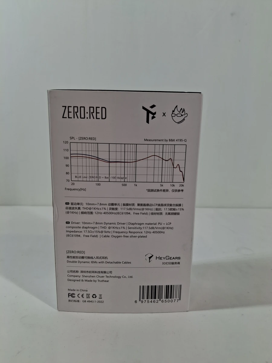 TRUTHEAR ZERO:RED in-ear hoofdtelefoon - foto 3