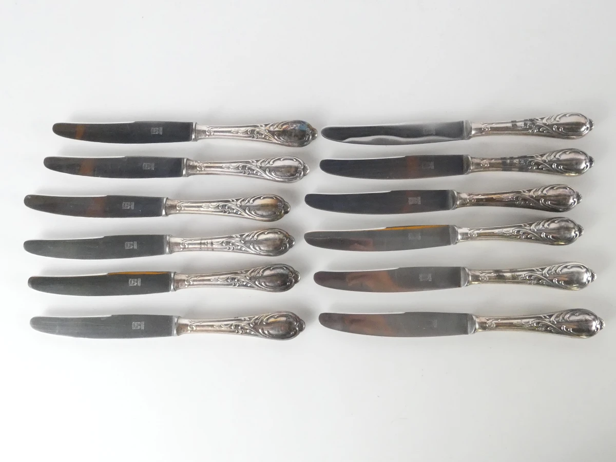 Vintage verzilverde bestekset "Silber 100" - foto 3