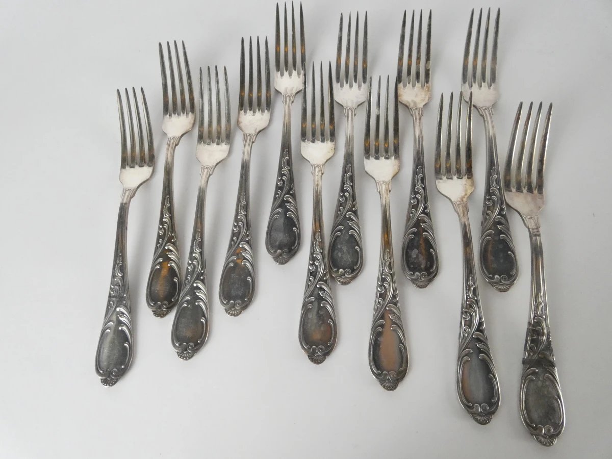 Vintage verzilverde bestekset "Silber 100" - foto 5