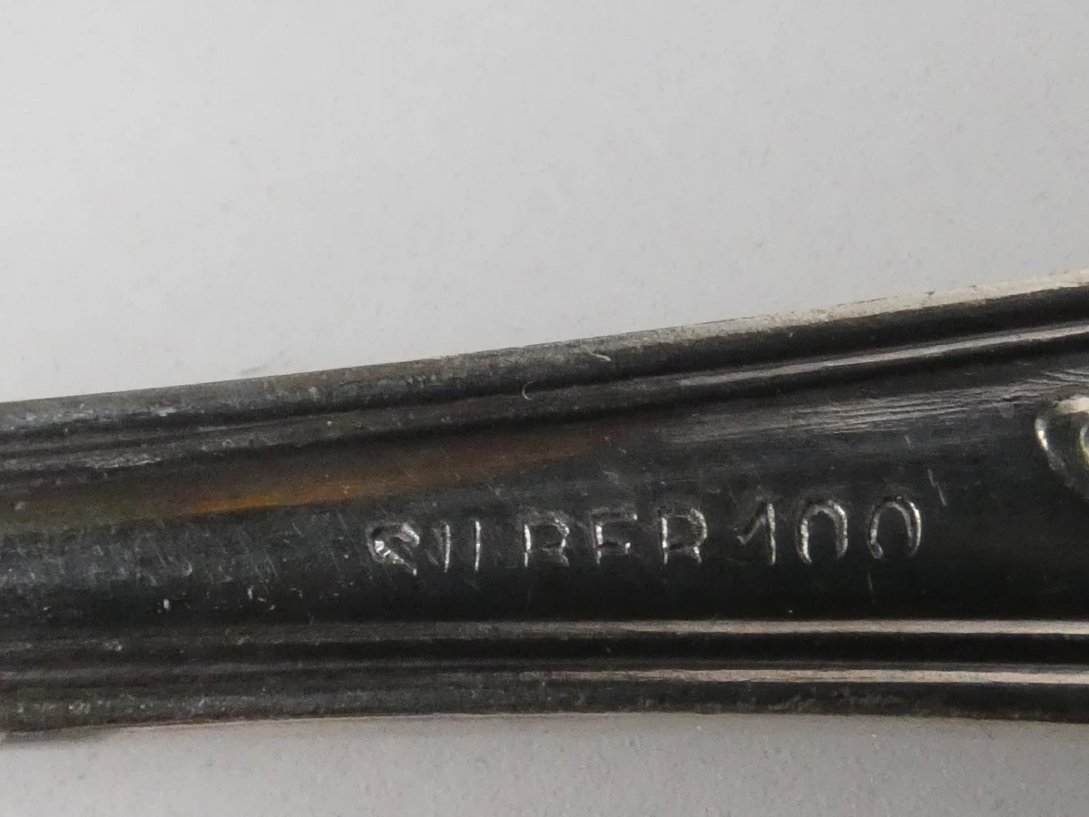 Vintage verzilverde bestekset "Silber 100" - foto 6