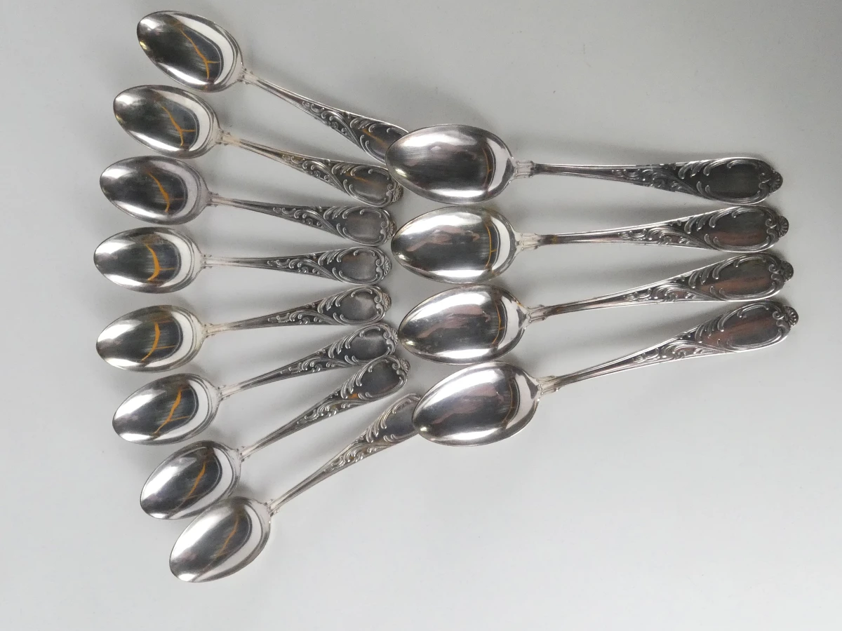 Vintage verzilverde bestekset "Silber 100" - foto 7