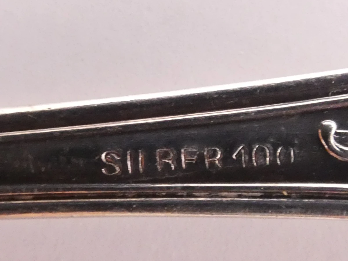 Vintage verzilverde bestekset "Silber 100" - foto 10
