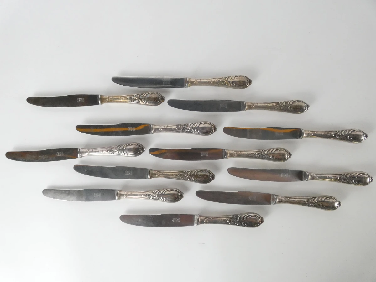 Vintage verzilverde bestekset "Silber 100" - foto 11