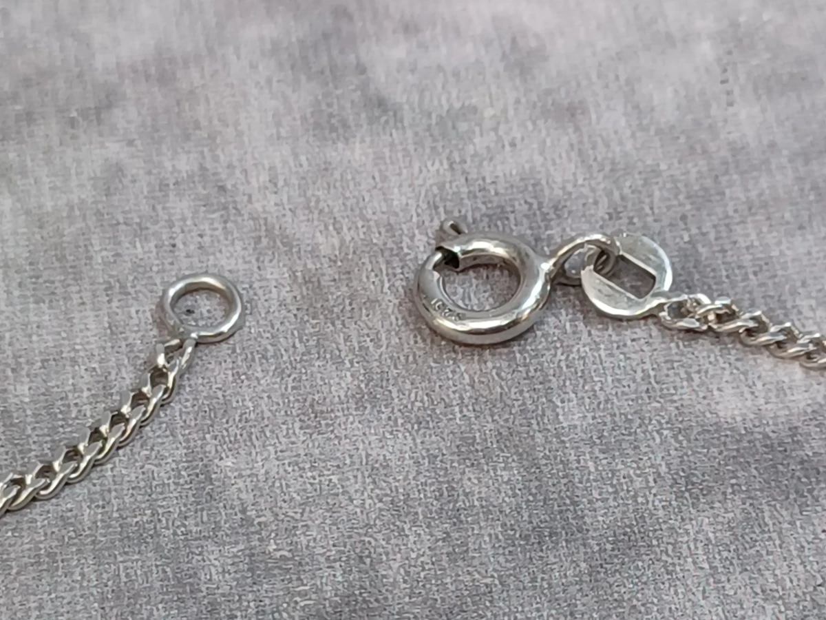 Zilveren ketting met roeispaan hanger - 925 Zilver - foto 9